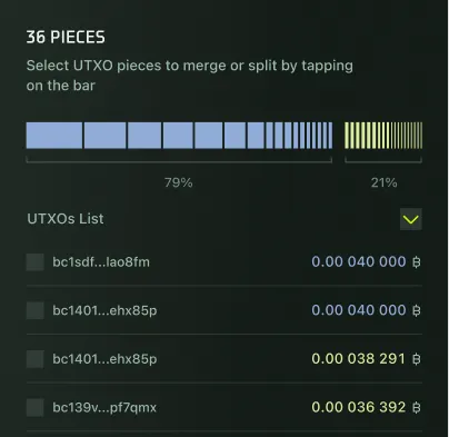 Media for Advanced UTXO Controls